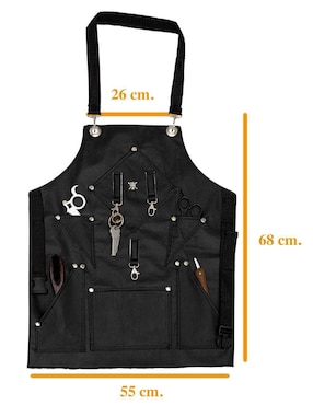 Mandil completo para barbería Barbest lady hooligan impermeable