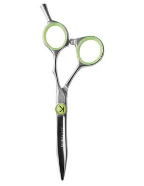 Tijeras para peluquería kokoro punta puntiaguda green