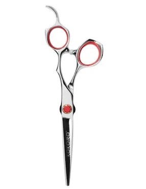 Tijeras para peluquería Kokoro Red Ergo 6.0 punta puntiaguda