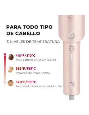 Rizadora de cabello Tymo tym-0444 múltiple de cerámica - iones