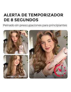 Rizadora de cabello Tymo tym-0444 múltiple de cerámica - iones