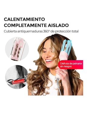 Rizadora de cabello Tymo tym-0444 múltiple de cerámica - iones