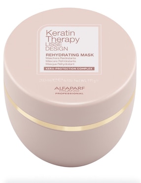 Mascarilla para cabello Rehydrating Mask Lisse therapy para protección Alfaparf 200 ml