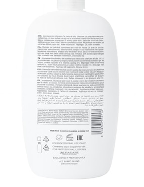 Shampoo sólido hidratante para cabello illuminating low shampoo alfaparf 1000 ml