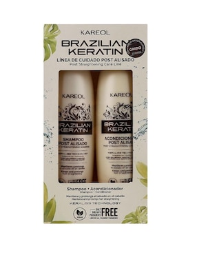 Set capilar Kareol Post Alisado Brasileño para lacio 2 piezas