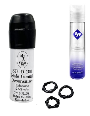 Kit Lubricante íntimo Farvisan con anillos
