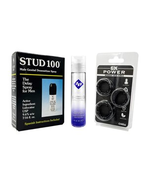 Kit Lubricante íntimo Farvisan con anillos