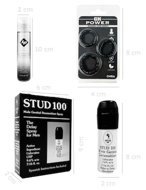 Kit Lubricante íntimo Farvisan con anillos
