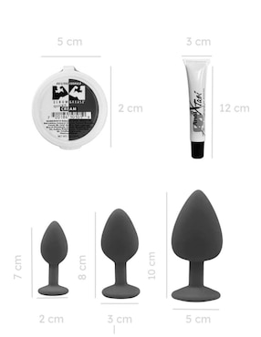 Kit plug anal con lubricante Farvisan