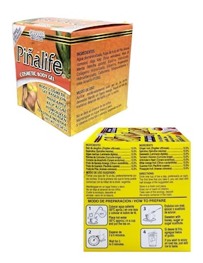 Kit gel corporal reafirmante Piñalife & té sin kilos Farvisan