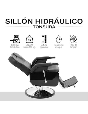 Sillón para barbería adulto Onof Barber