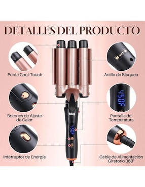 Kit rulos térmicos de cabello Belug de cerámica - iones