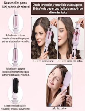Rizadorade cabello Belug múltiple de cerámica - iones