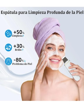Limpiador facial Limpiador de Acné Facial Ultrasónico Belug para acné