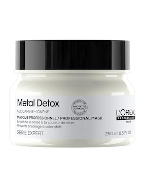 Crema para cabello maltratado L´oreal Professionnel Metal Detox para desintoxicar