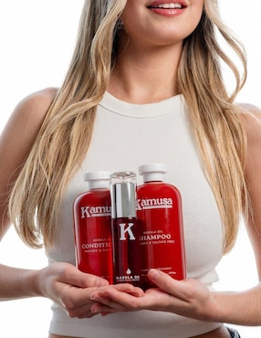 Kit tratamiento capilar Marula Ritual reparador Kamusa nutrición e hidratación profunda