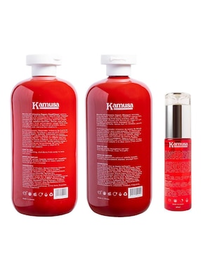Kit tratamiento capilar Marula Ritual reparador Kamusa nutrición e hidratación profunda
