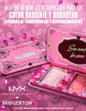 Blush en polvo compacto NYX professional makeup Bridgerton 25