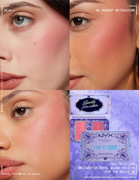 Blush en polvo compacto NYX professional makeup Bridgerton 25