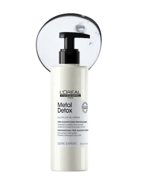 Tratamiento capilar pre-shampoo reparador Loreal Professionnel Metal Detox