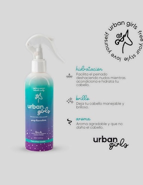 Spray para cabello rizado desenredante para niña Urban Curls 240 ml