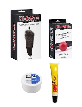 Kit plug anal con lubricante Farvisan