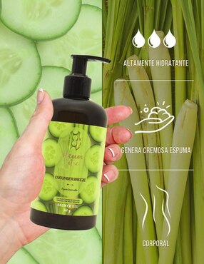 Gel corporal hidratante Cucumber breeze Oleum Vitae
