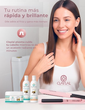 Alaciadora Claylal Profesional MD209 placas de cerámica - turmalina