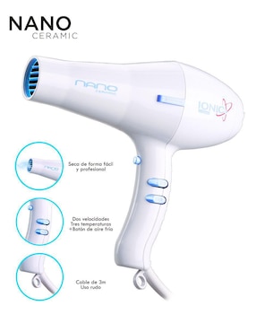 Secadora de cabello Timco NAN-I B