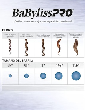 Rizadora de cabello Babyliss Pro CT75S 19 mm de cerámica
