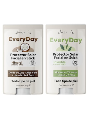 Set protector solar FPS 50 EveryDay She is Skincare