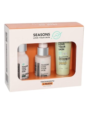 Kit tratamiento facial para piel mixta hidratante Seasons