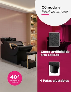 Silla para estética adulto Vanlig saloni imperial comodidad superior