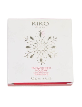 Bálsamo Kiko Milano Snow Kissed Holiday aroma vainilla