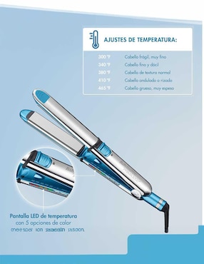 Alaciadora Babyliss Pro BNT3100TUC placas de nano titanium