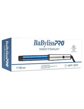 Rizadora de cabello Babyliss Pro BNTW100NUC 25 mm de cerámica - titanio