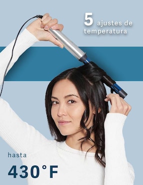 Rizadora de cabello Babyliss Pro BNTW125NUC 32 mm de nano titanium
