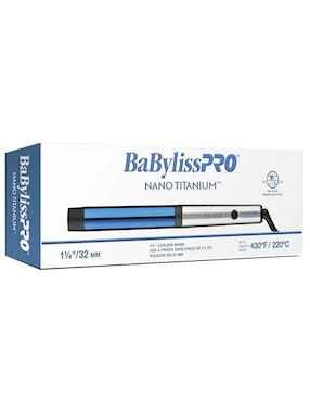 Rizadora de cabello Babyliss Pro BNTW125NUC 32 mm de nano titanium