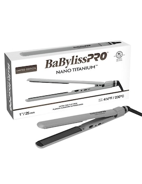 Alaciadora Babyliss Pro BNT4072TGY placas de nano titanium
