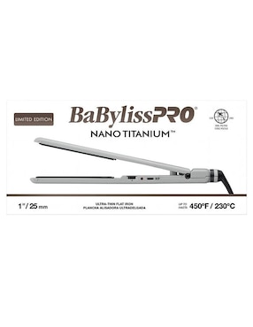 Alaciadora Babyliss Pro BNT4072TGY placas de nano titanium