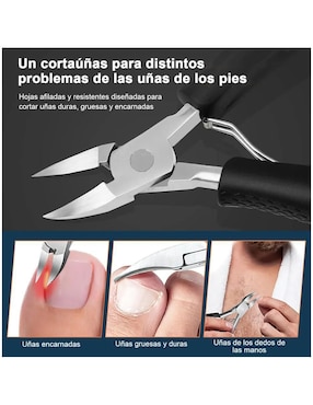 Set manicure y pedicure manual Lab.g con 16 piezas