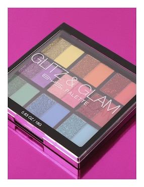 Paleta de sombras para ojos BYS 18 tonos