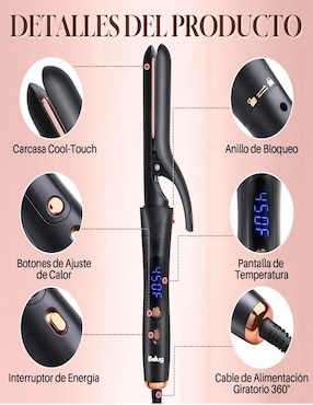 Kit rulos térmicos de cabello Belug múltiple de cerámica