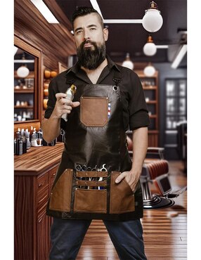 Mandil completo para barbería Barbest