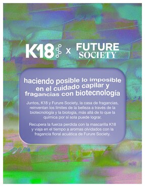 Tratamiento capilar Leave-In Molecular Repair Hair Mask X Future Society reparador K18