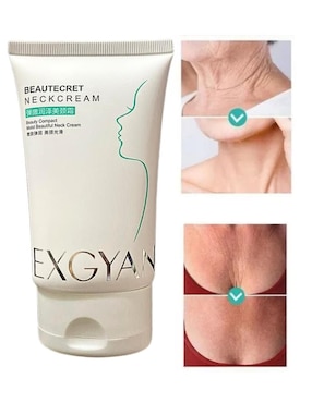 Crema para cuello y escote recomendada para reafirmar día y noche Exgyan todo tipo de piel