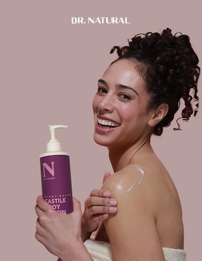 Crema para rostro y cuerpo recomendada para hidratar día y noche Dr Natural todo tipo de piel