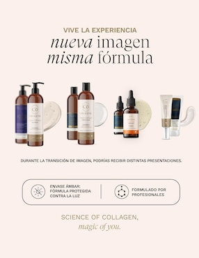 Kit tratamiento facial 4 en 1 cuidado esencial antiedad Collagenic Premium