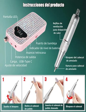 Set manicure eléctrico Belug