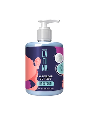 Crema para cabello rizado Activador de rizos Latina para hidratar